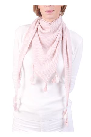 Handmade wool scarf Art Tricot | SMALL STRIPE KEFIAHROSA